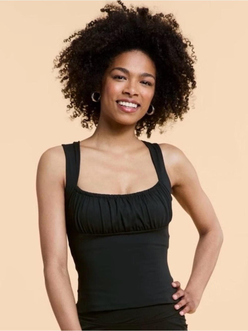 NWT Blogilates Bow Back Yoga Tank Small S Black